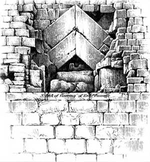 Entrada a la gran pirámide